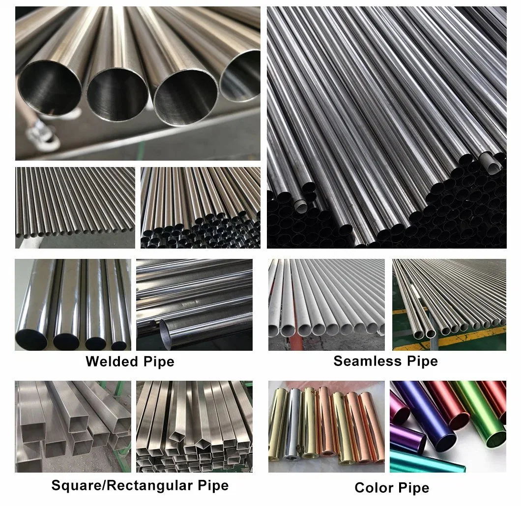 Factory Price ASTM AISI Welded Seamless Alloy/Precision ERW/Black/Oiled/Round/Square 201 304 316 316L Stainless Steel Tube/Pipe